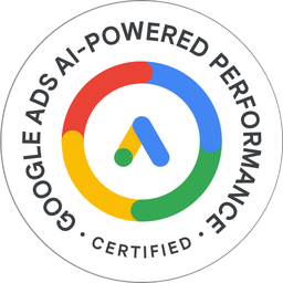 Selo Google Ads AI-Powered Performance Certified